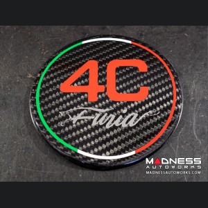 Alfa Romeo 4C Carbon Fiber Fuel Door - Furia - Red